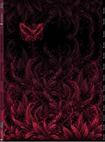 Feather and Flame - 2-m-Paneel - French Terry